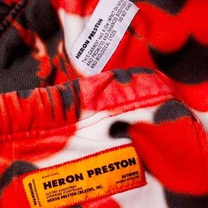 Heron Preston Washed Camo Heron Jogger Pants